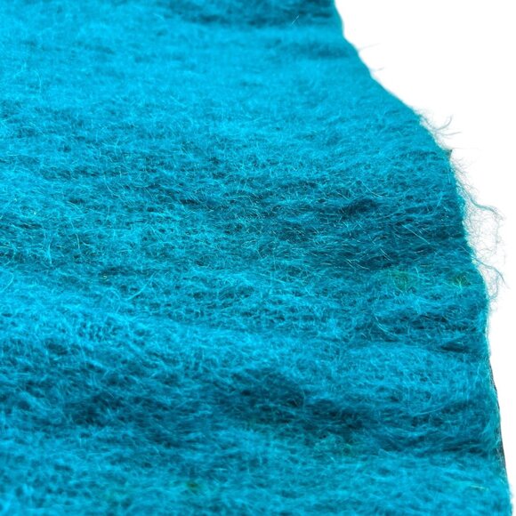 Strathtay Originals Vintage Teal A-Line Mohair Wool Maxi Skirt Size Small - Picture 6 of 10